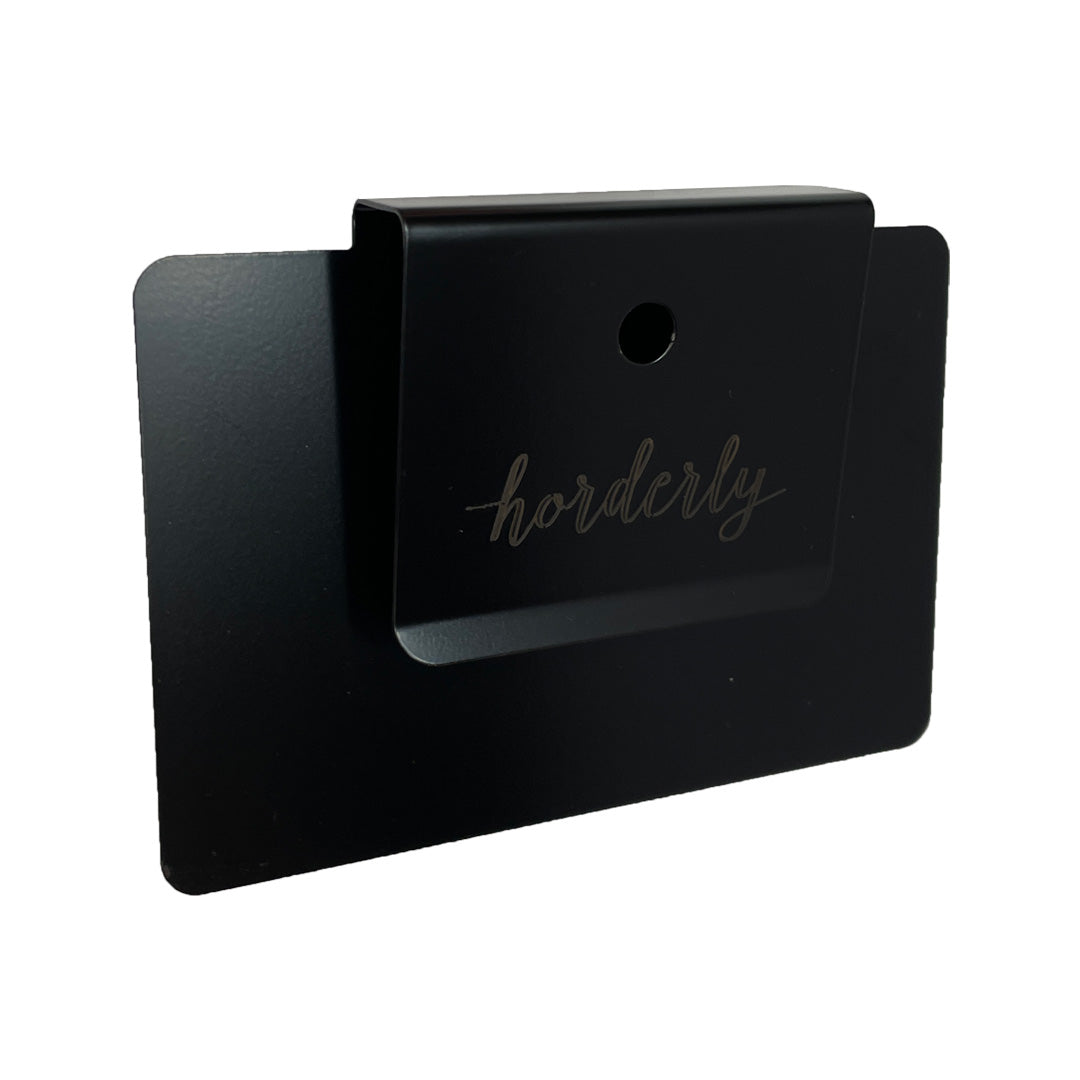 Bin Clip Label - Black