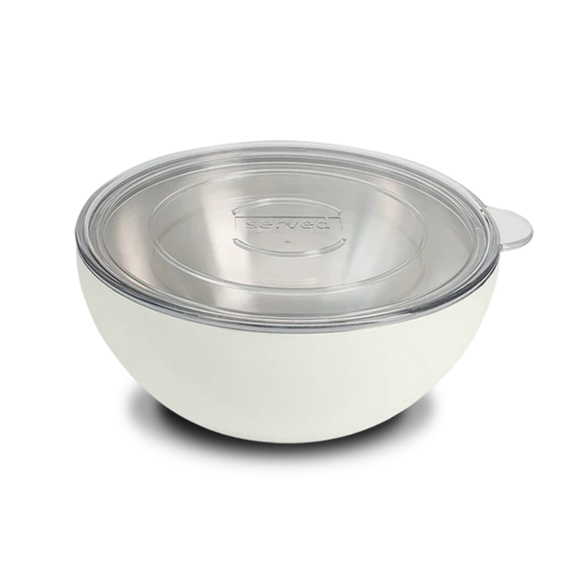Large Insulated Serving Bowl in Bone