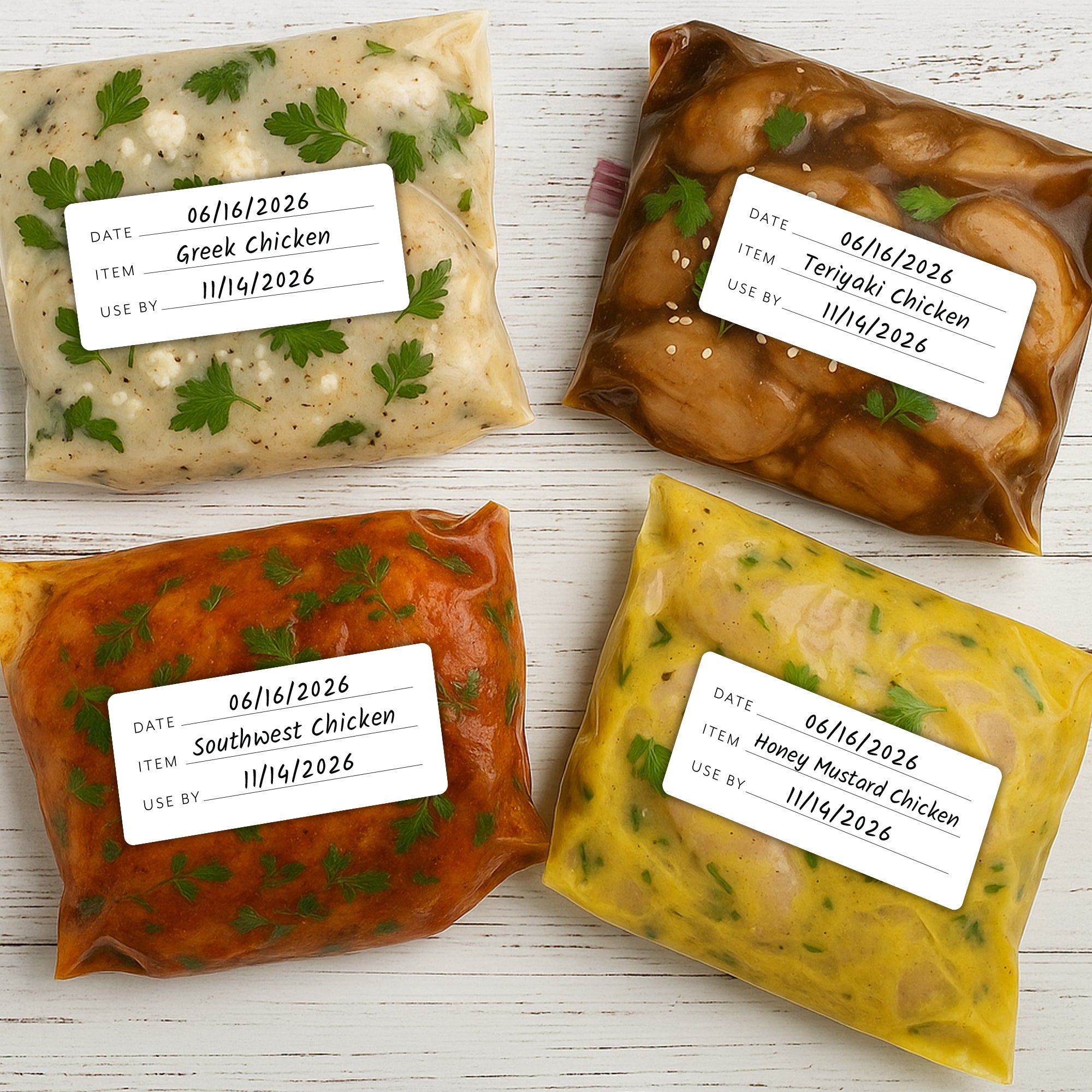 Meal Prep and Freezer Food Labels