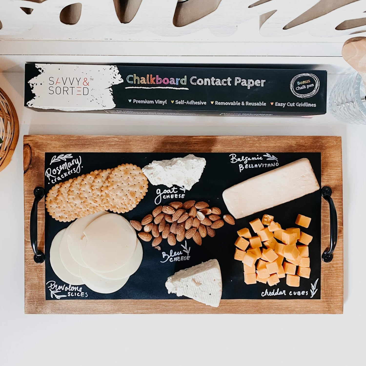 Black Chalkboard Contact Paper Roll - Savvy & Sorted