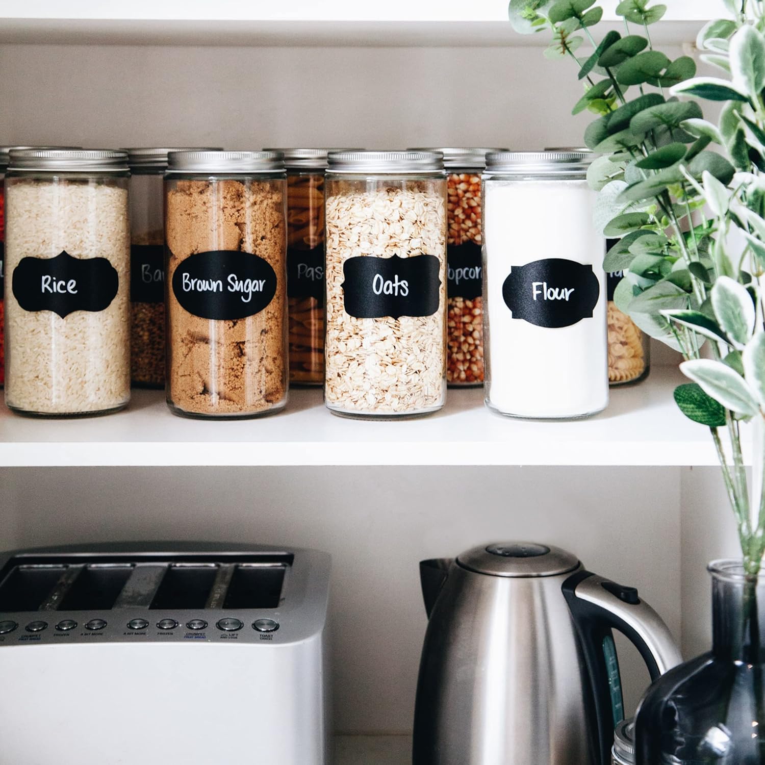 Chalkboard Labels with Chalk Marker Set - Savvy & Sorted