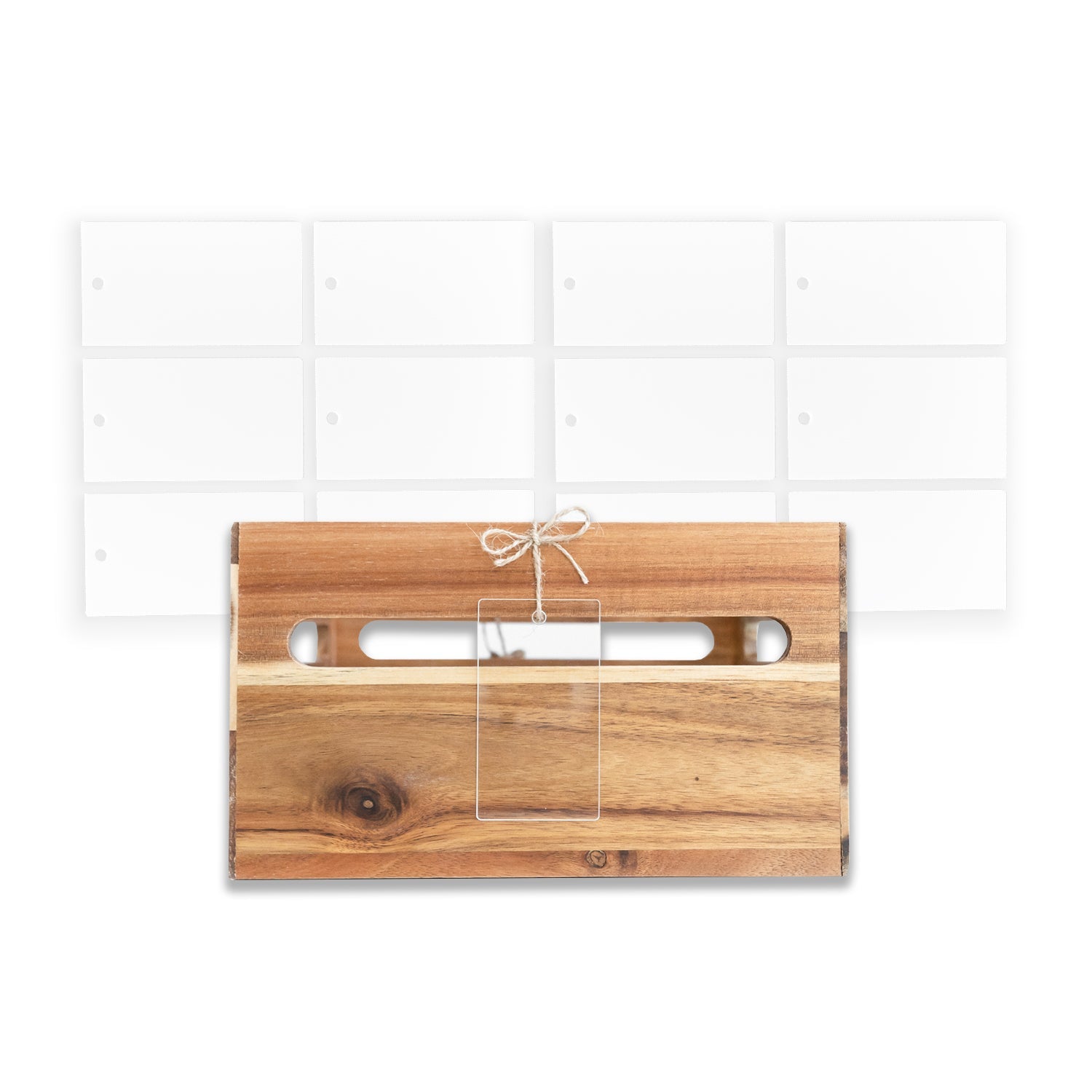 Clear Basket Tags - Savvy & Sorted