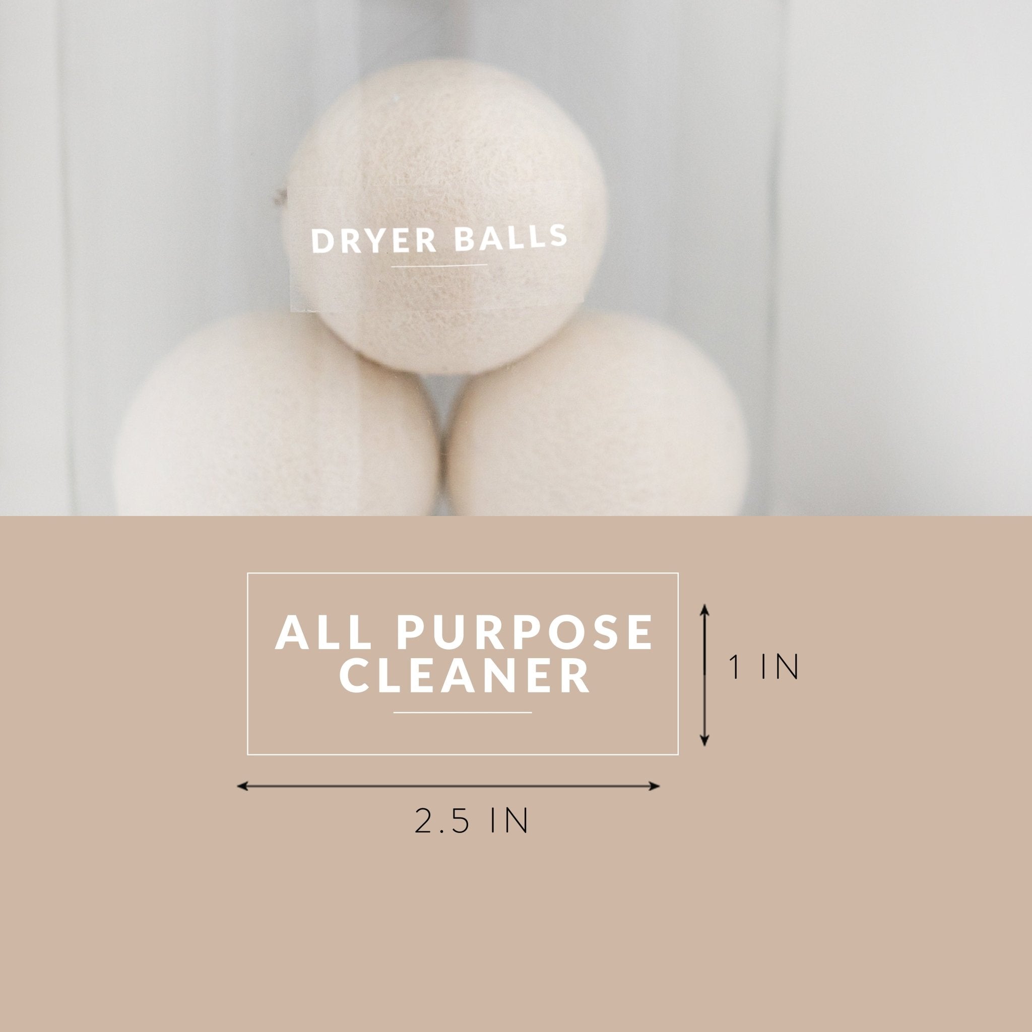 Clear Home & Laundry Labels - Savvy & Sorted