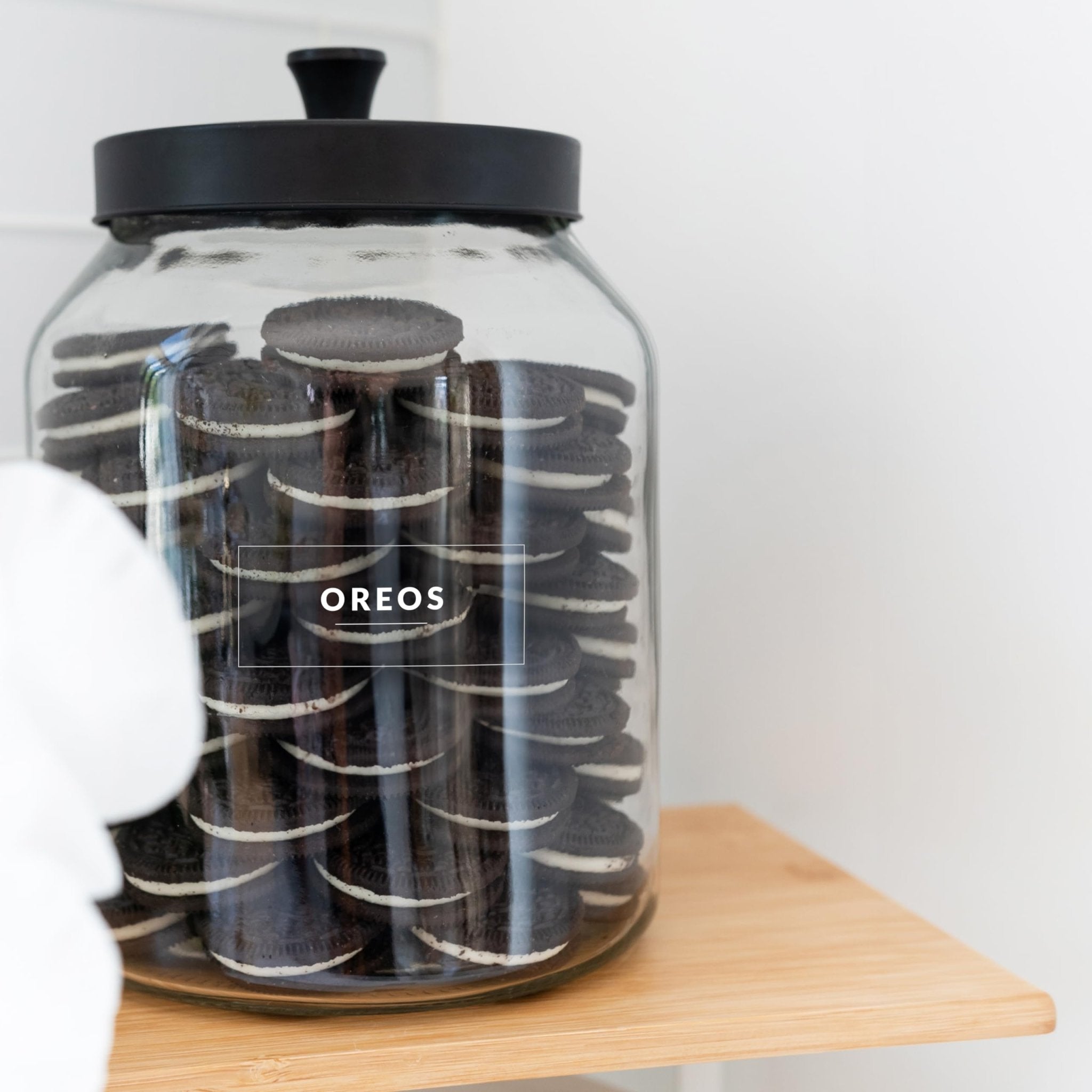 Clear Pantry Labels - Savvy & Sorted