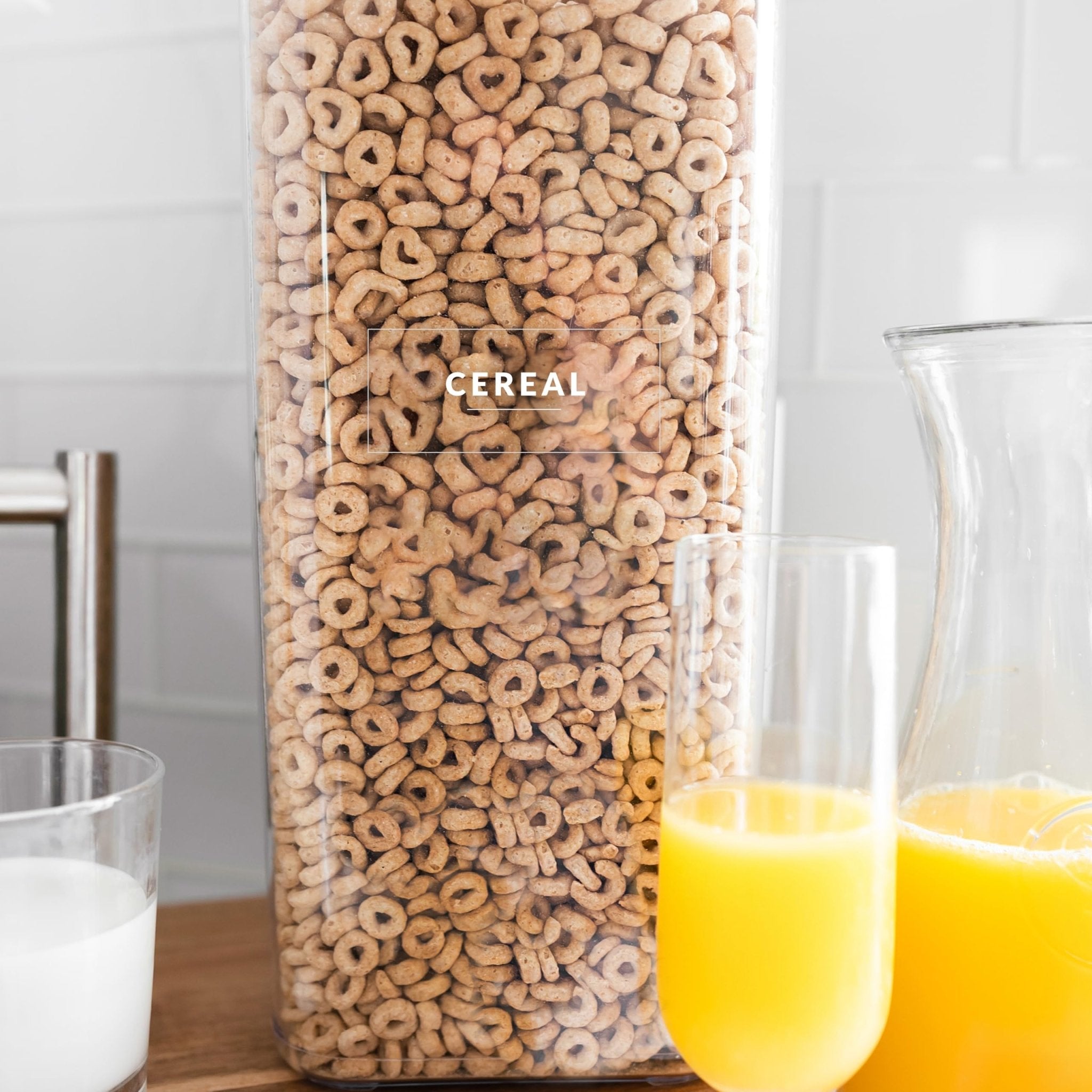 Clear Pantry Labels - Savvy & Sorted