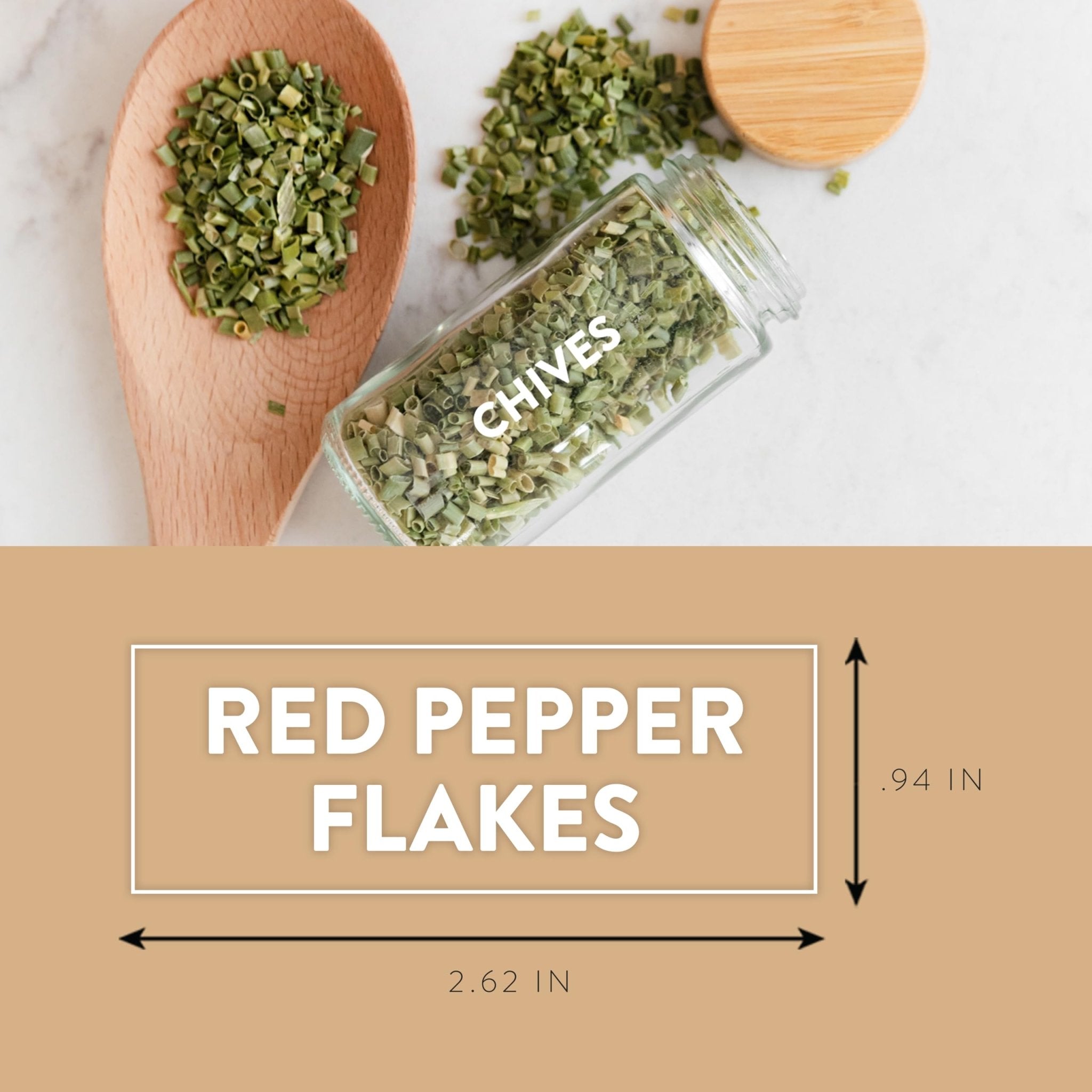 Clear Spice Labels - Savvy & Sorted