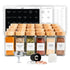 Glass Spice Jars with Bamboo Lids - 24 PACK - Savvy & Sorted