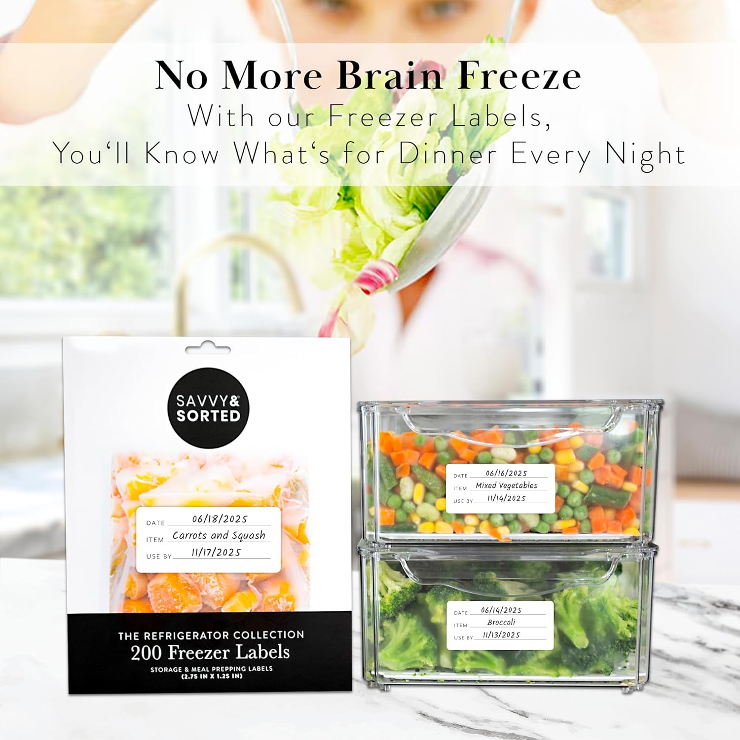 Meal Prep and Freezer Food Labels - Savvy & Sorted
