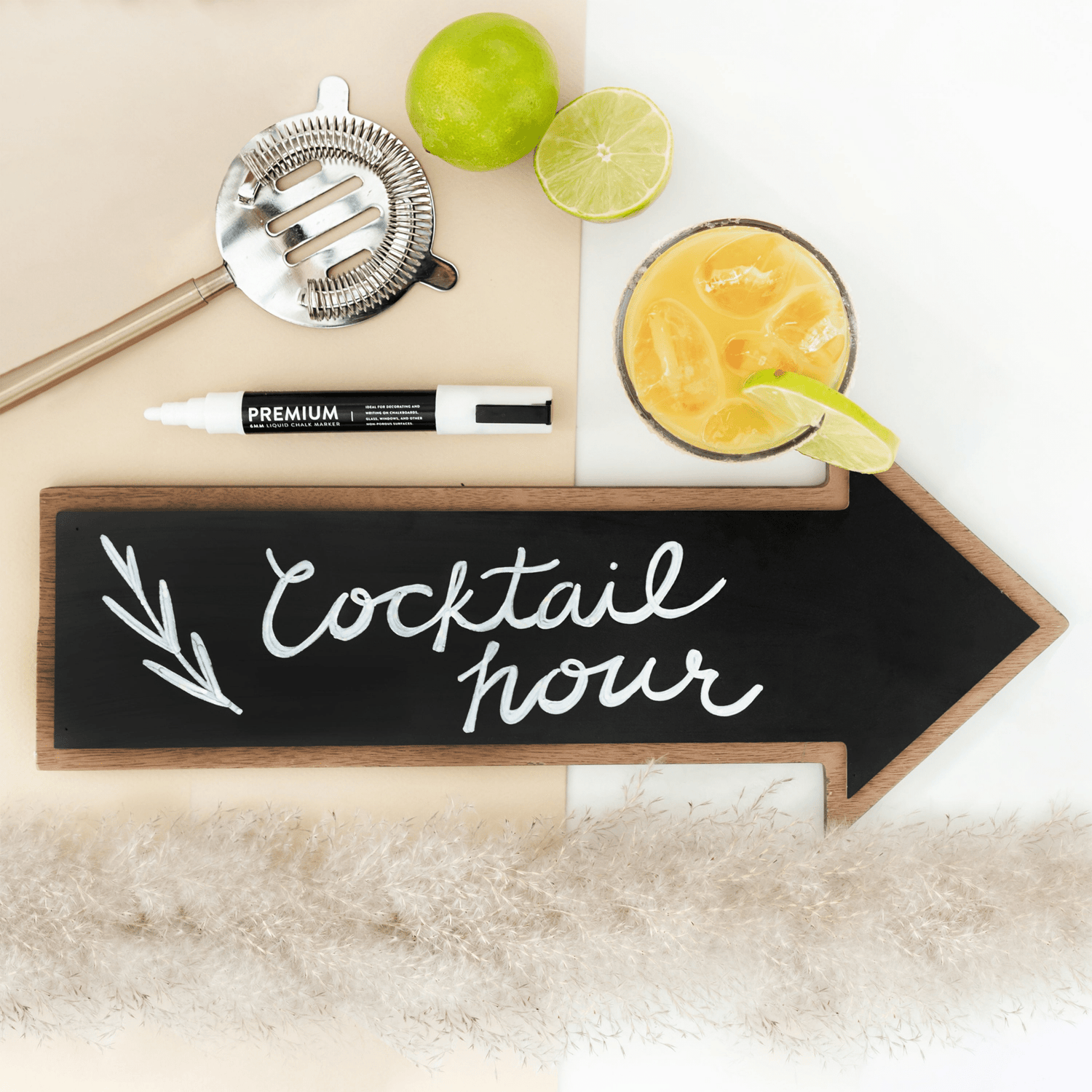 Medium White Chalk Markers - 6mm - Savvy & Sorted