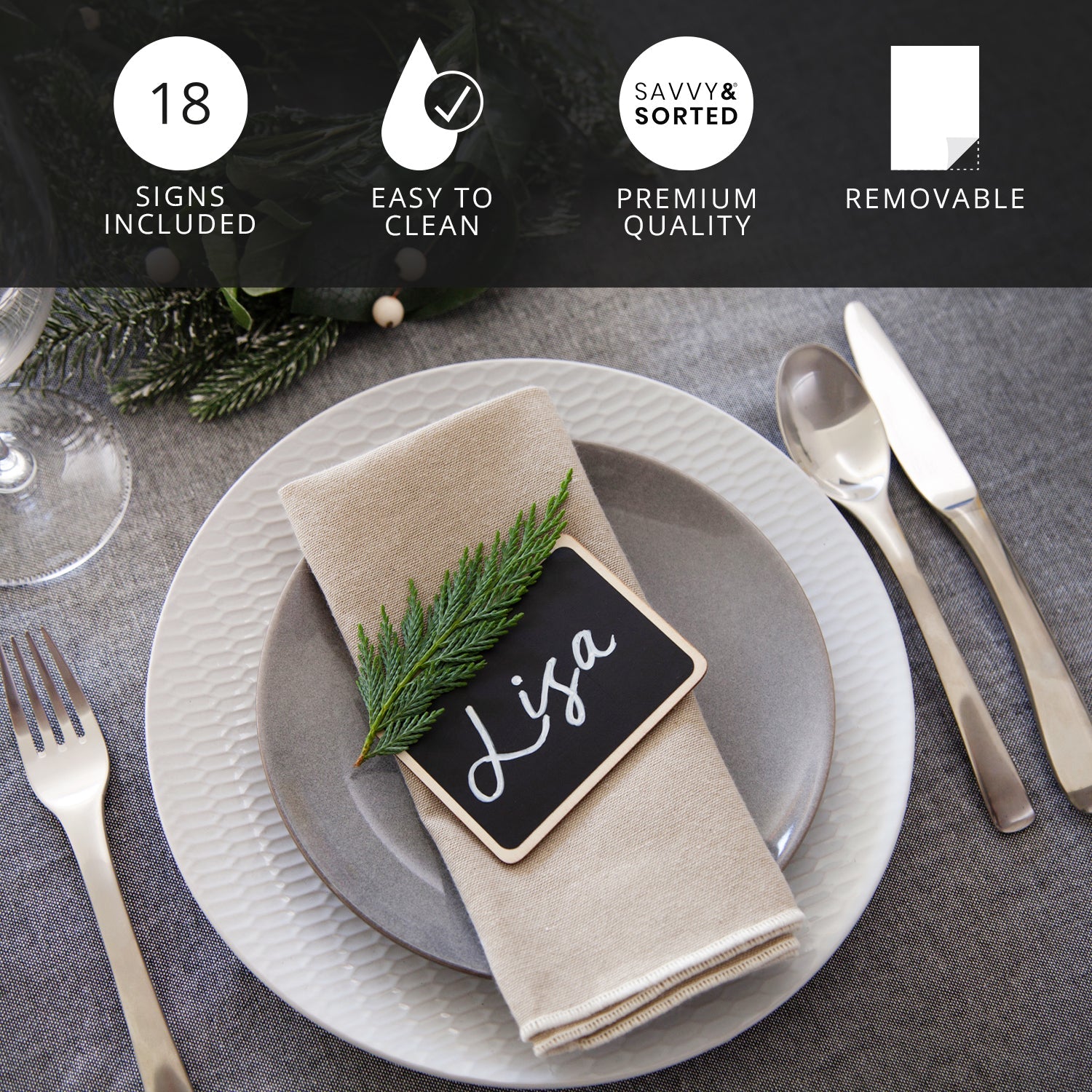 Mini Chalkboard Signs for Food - Savvy & Sorted