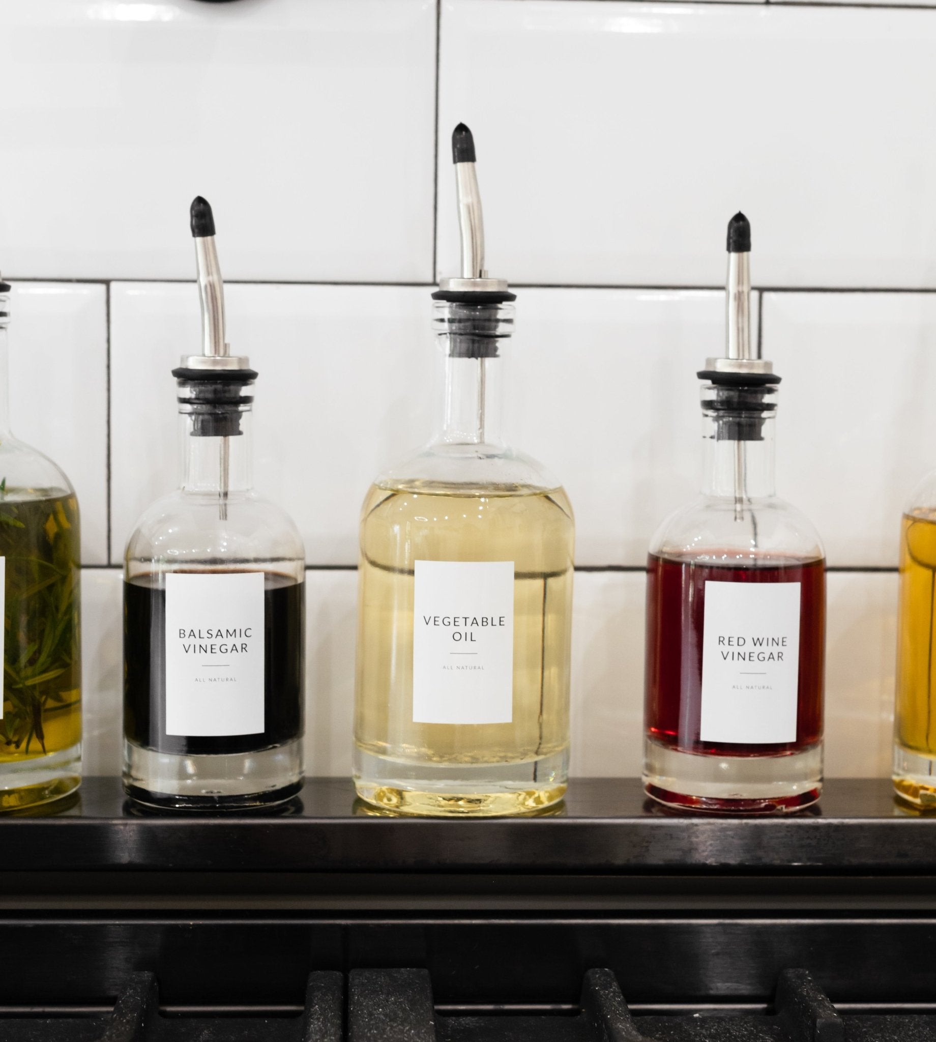 Minimalist Oil Labels - Savvy & Sorted