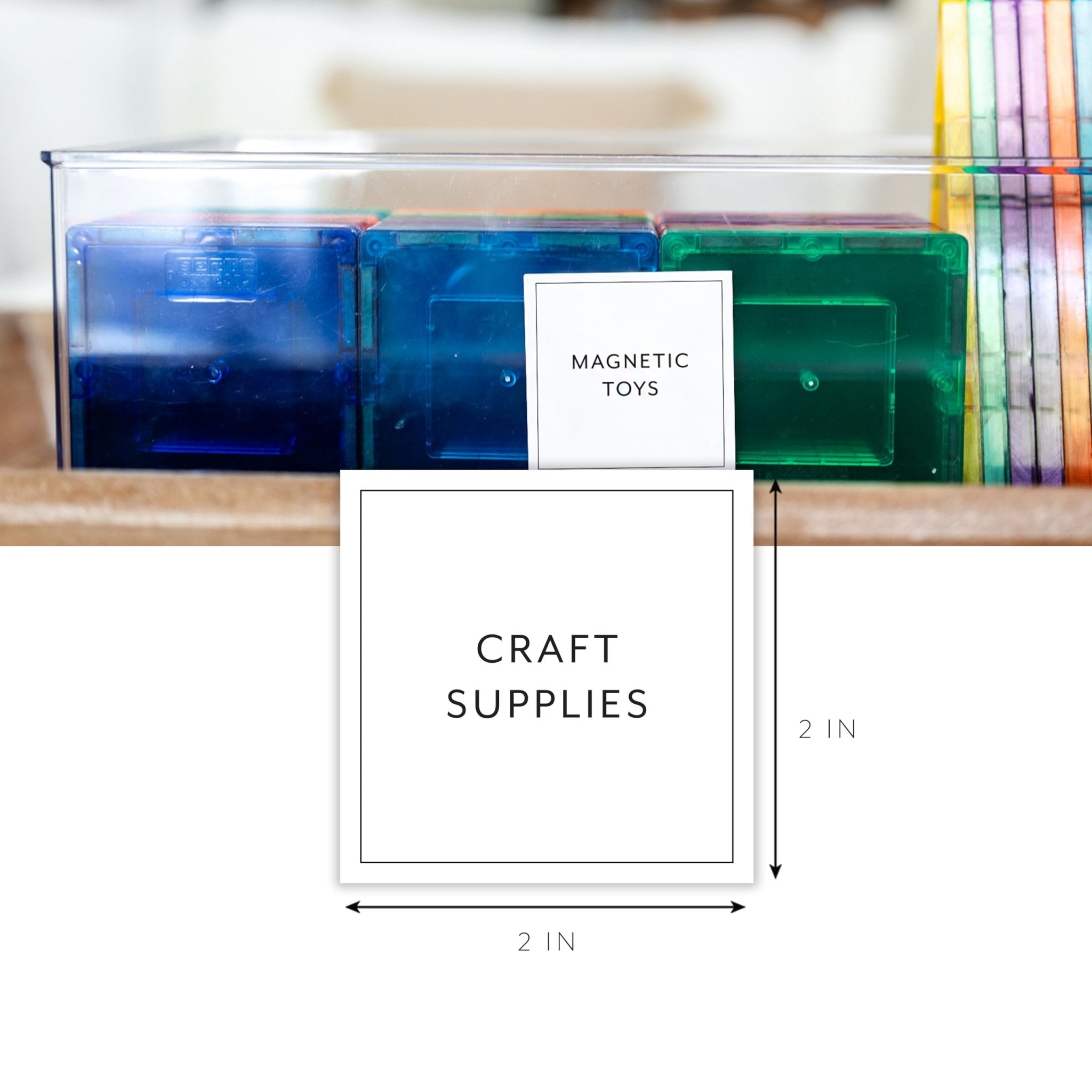 Organizing Labels for Storage Bins - Savvy & Sorted
