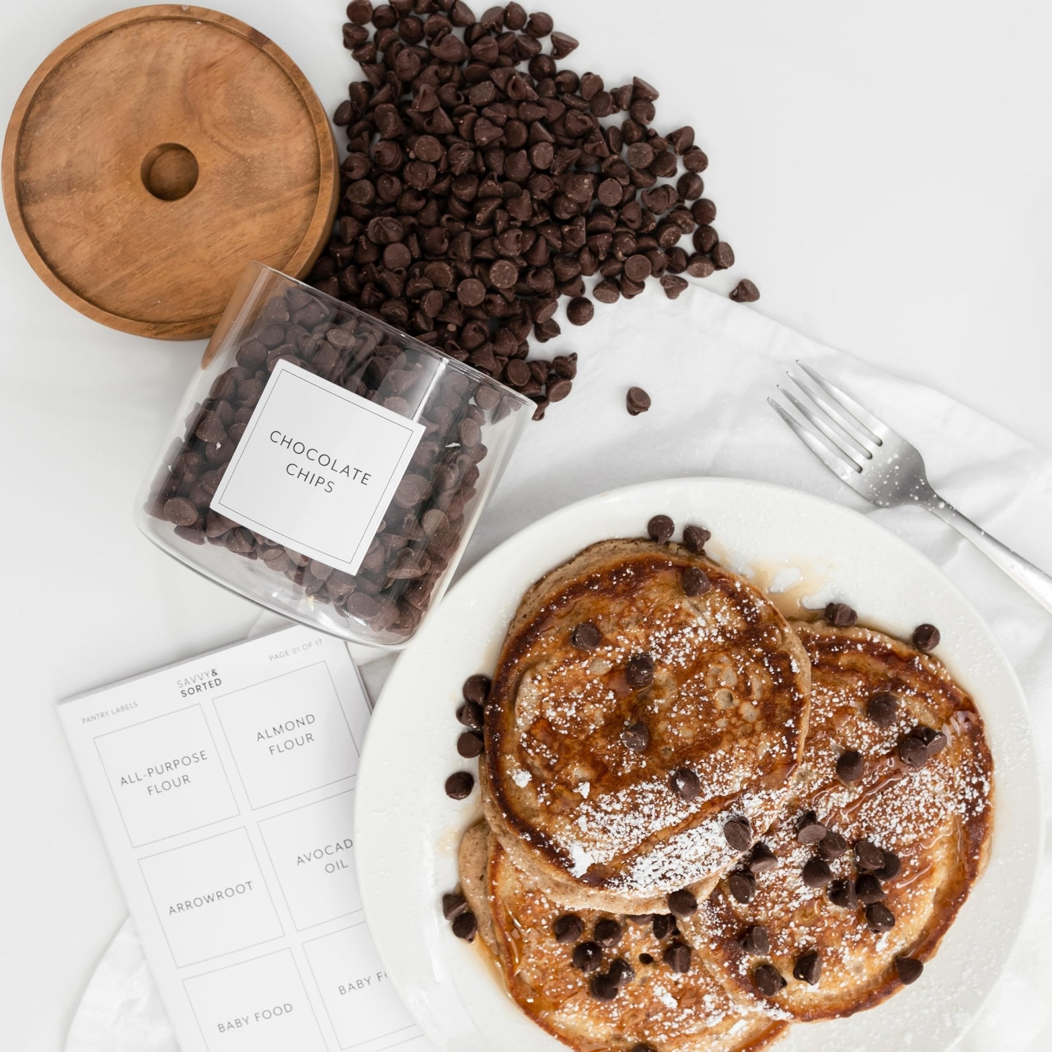 Pantry Labels for Food Containers - Savvy & Sorted