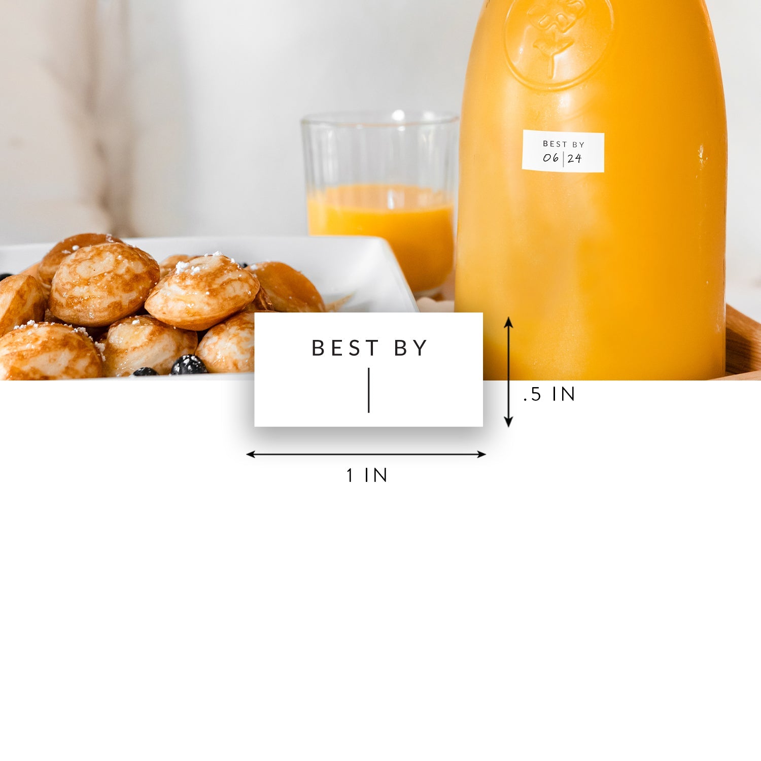 White Expiration Labels - Savvy & Sorted