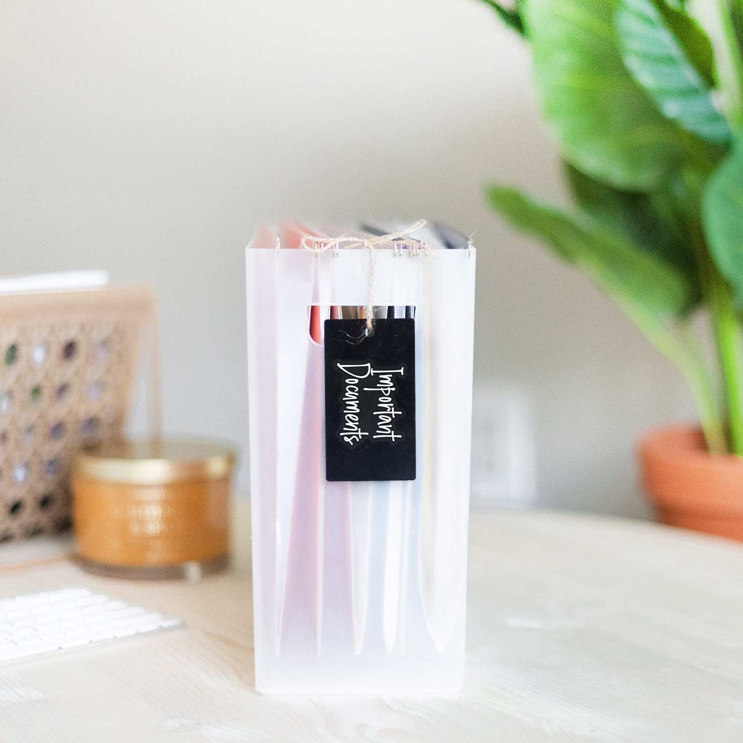 White Script Home and Pantry Labels - Savvy & Sorted