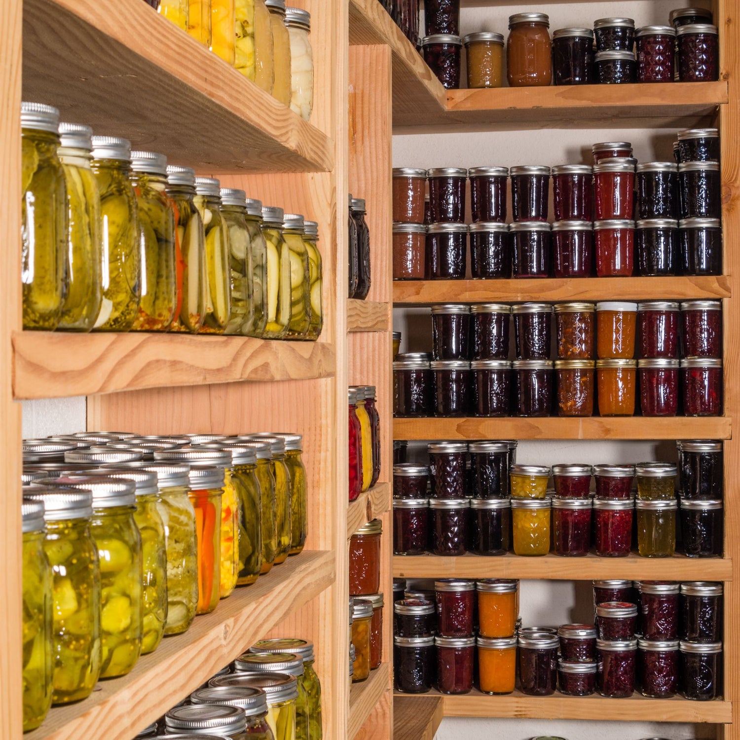 How to organize a deep pantry