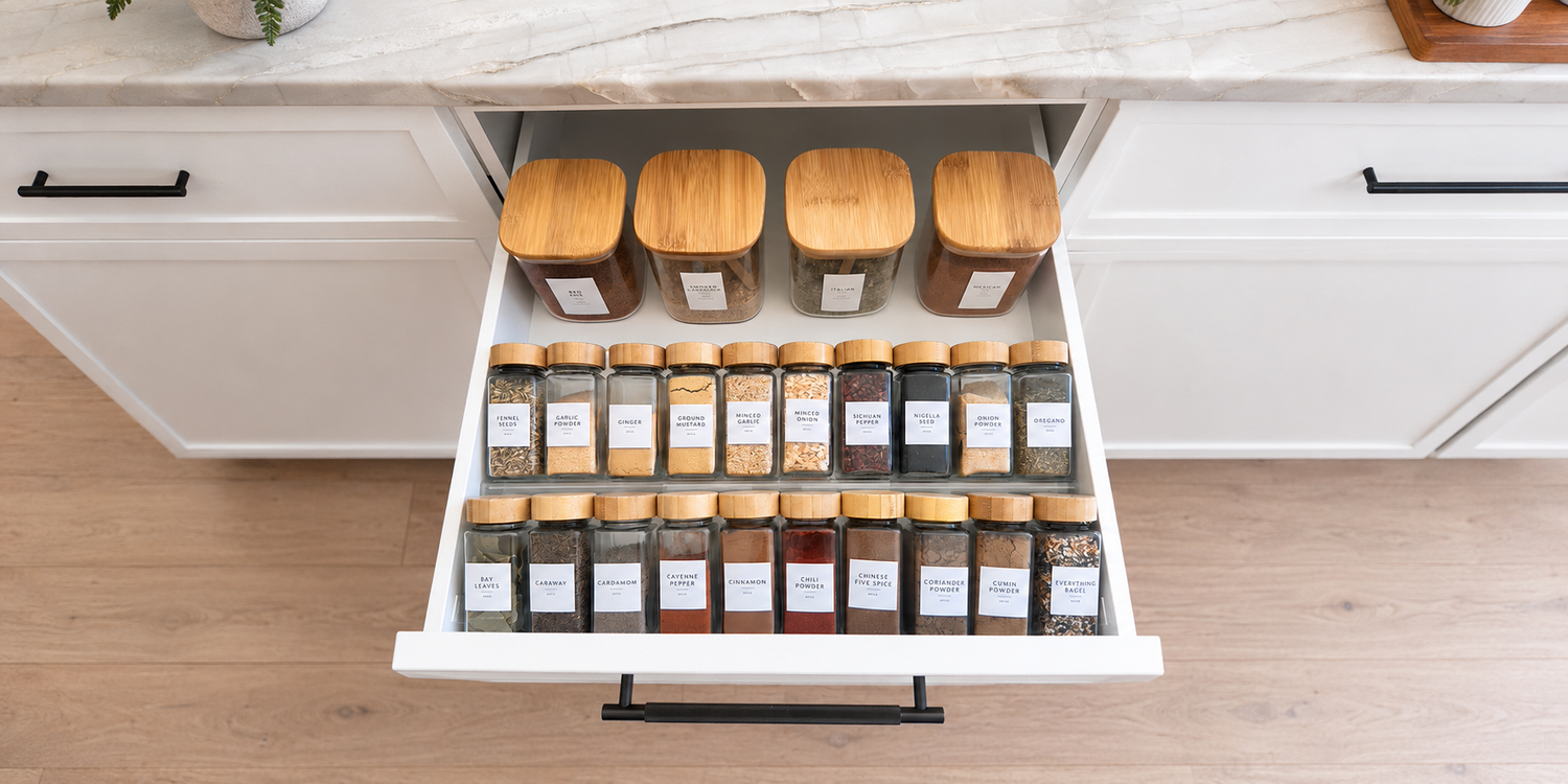 How to Organize Your Spice Drawer