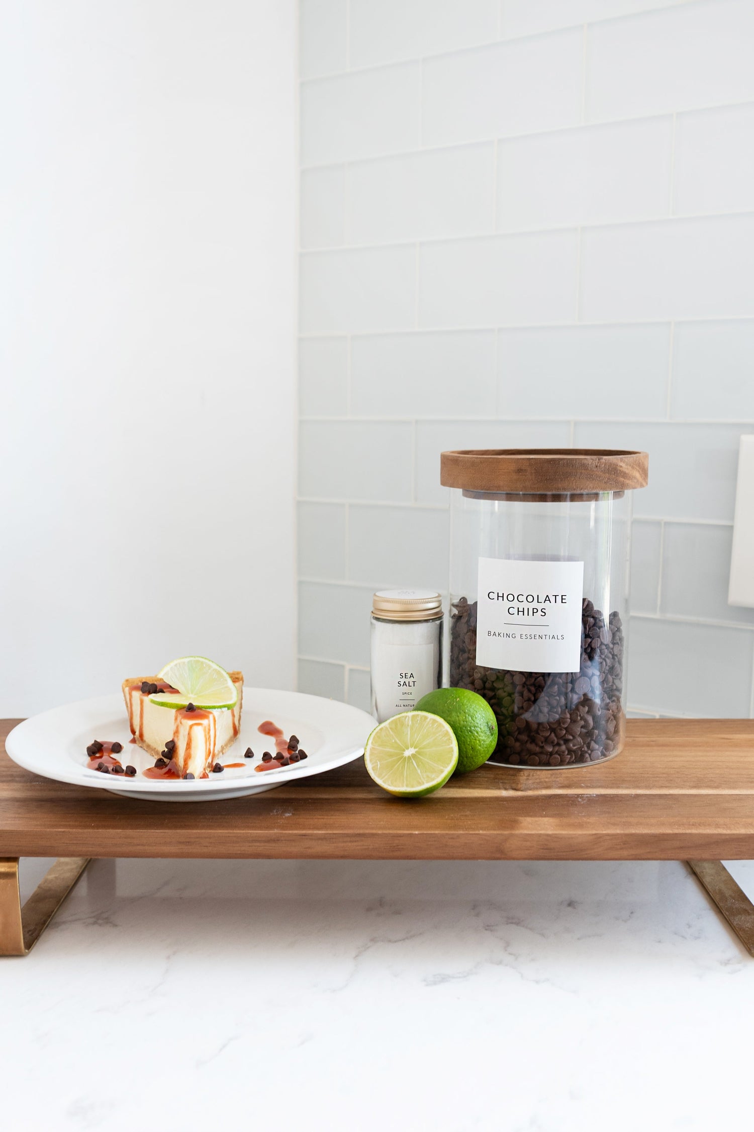 Organized white pantry shelves with minimalist labels — Savvy & Sorted