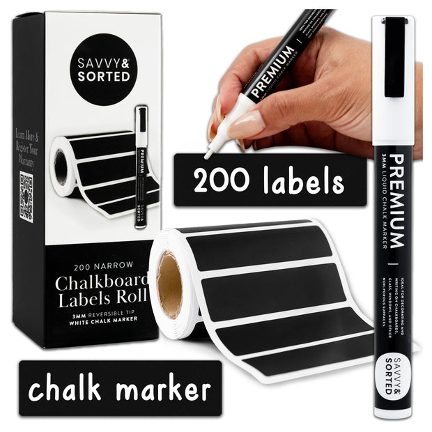 200 Chalkboard Labels Roll