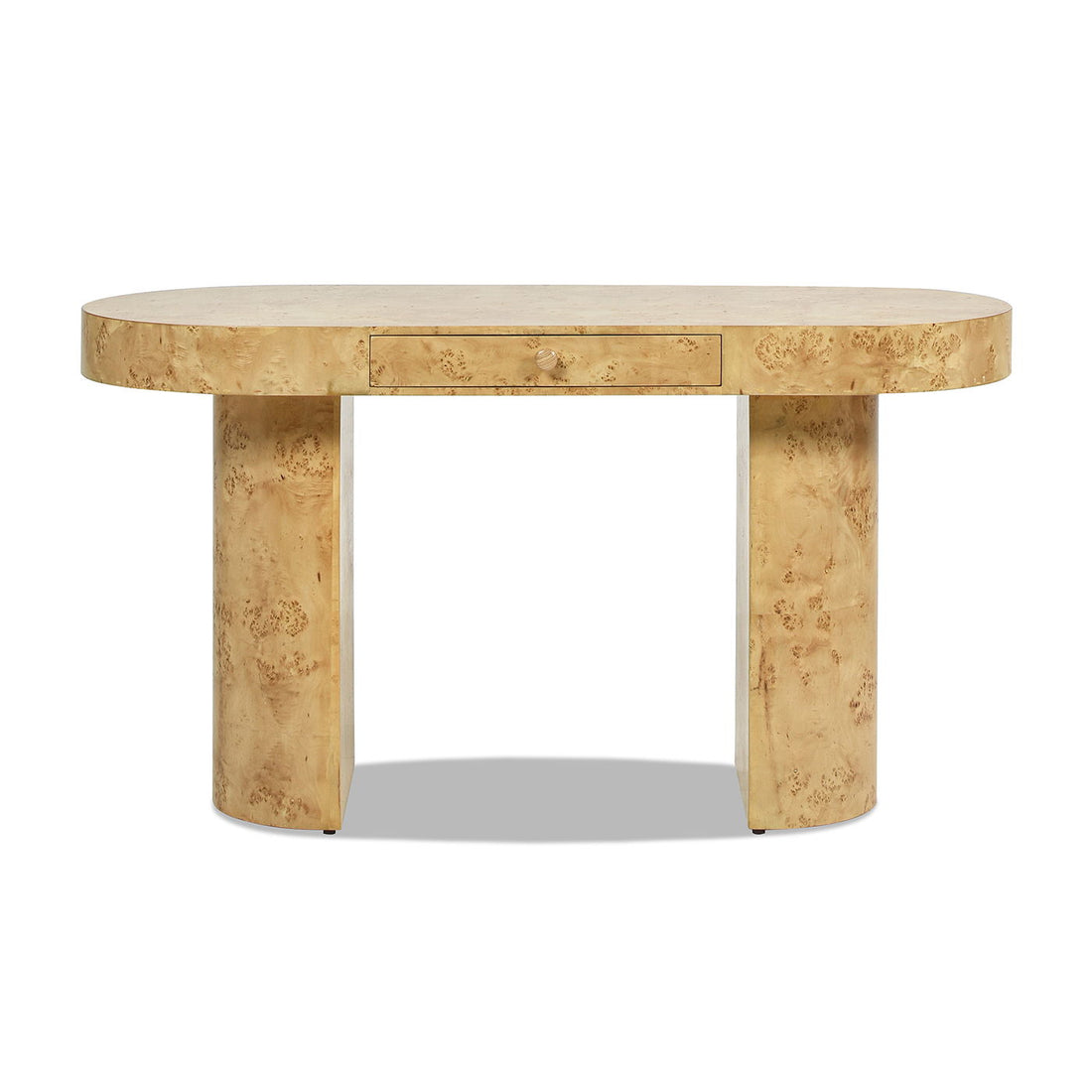 Jesse – Single Drawer Oval Computer Desk