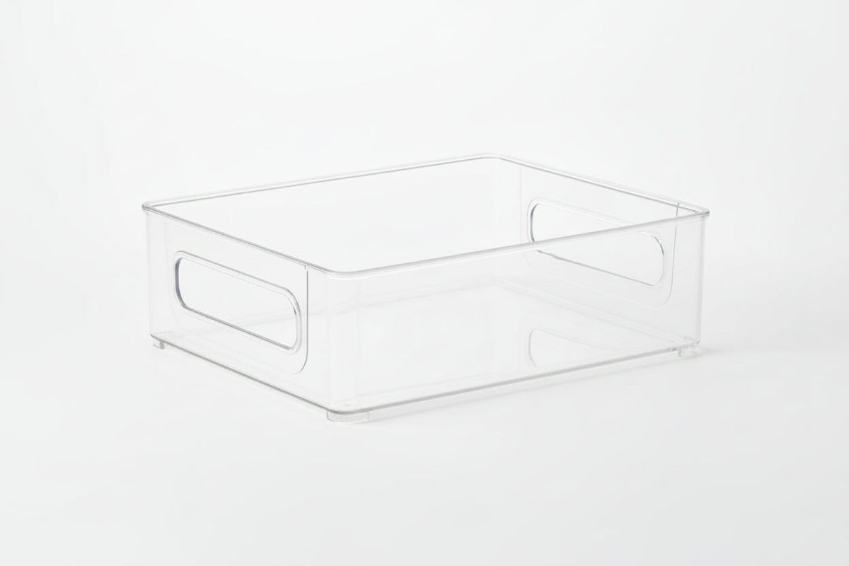 Clear Fridge and Pantry Storage Bins