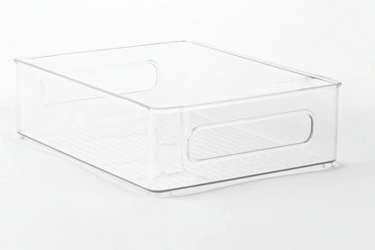 Clear Fridge and Pantry Storage Bins