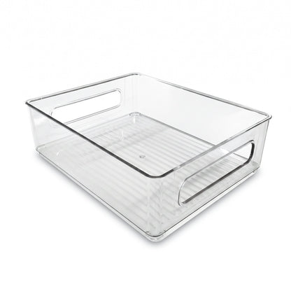 Clear Fridge and Pantry Storage Bins
