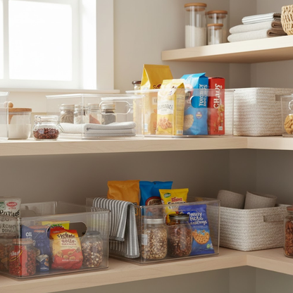Clear Multi Use Bins