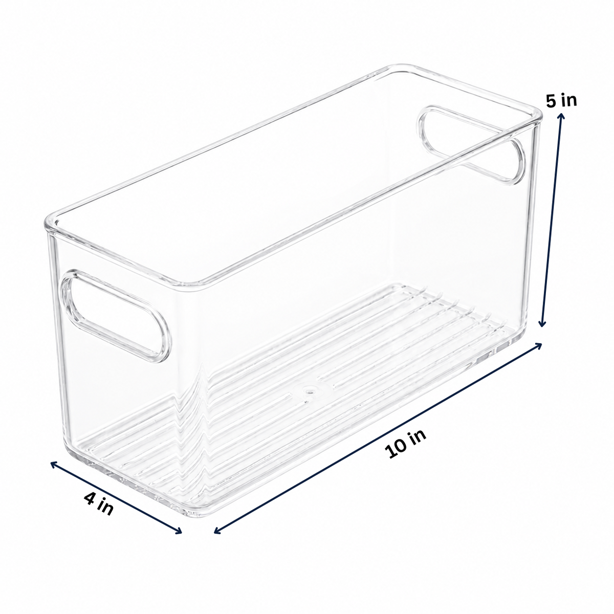 Clear Fridge and Pantry Storage Bins