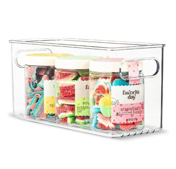 Clear Fridge and Pantry Storage Bins