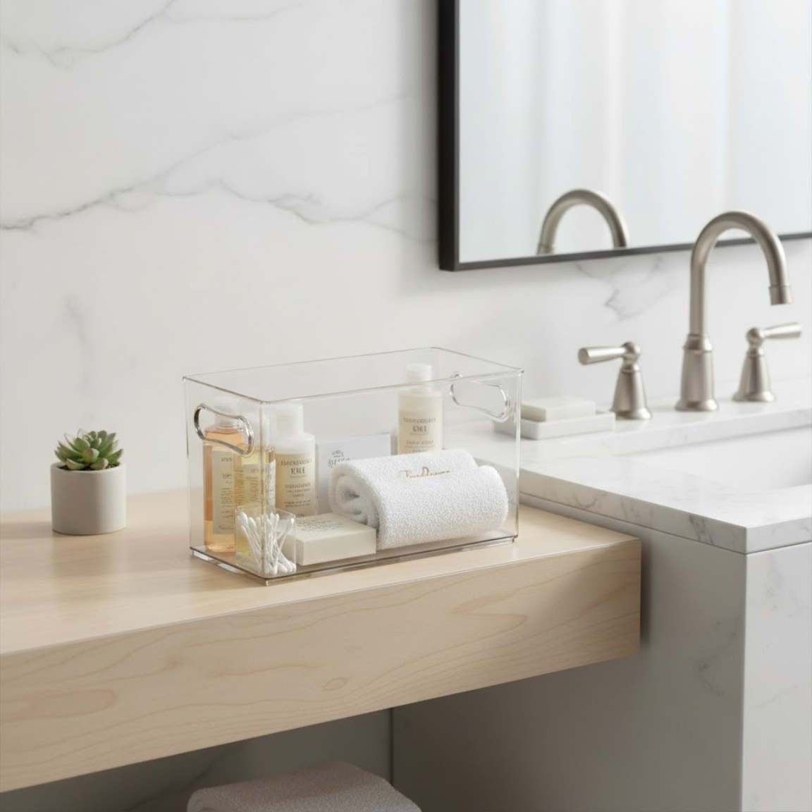 Clear Multi Use Bins
