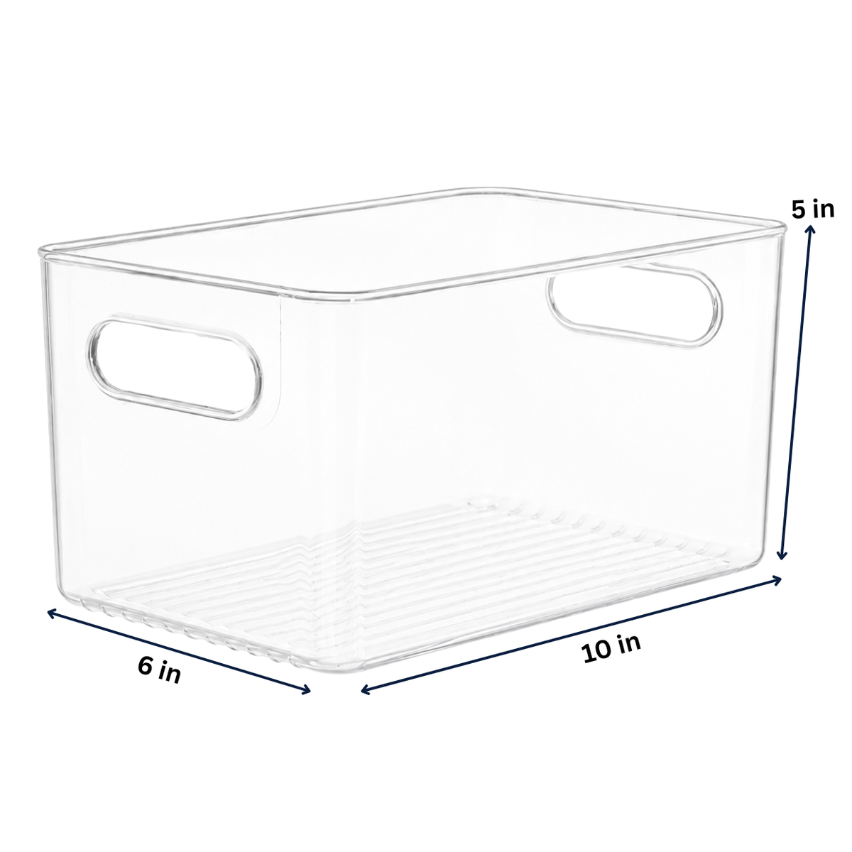 Clear Fridge and Pantry Storage Bins