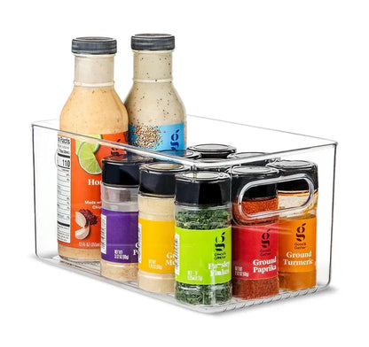 Clear Fridge and Pantry Storage Bins