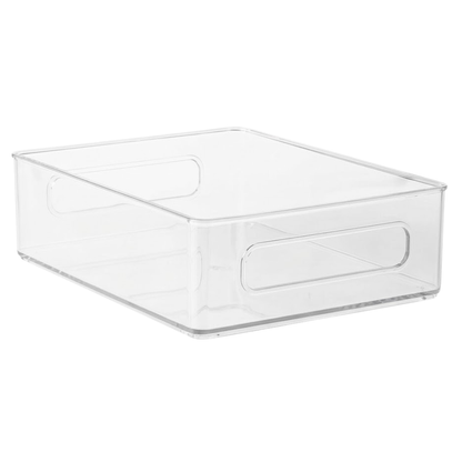 Clear Fridge and Pantry Storage Bins