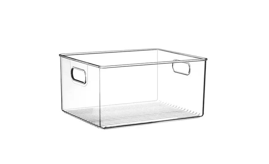 Clear Fridge and Pantry Storage Bins
