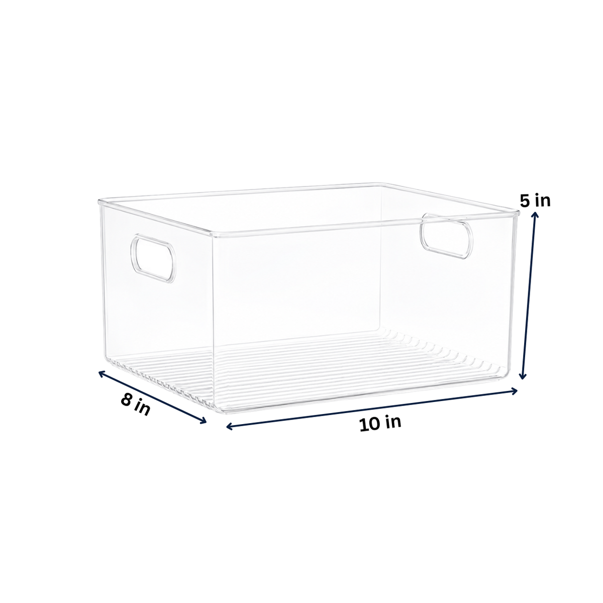 Clear Fridge and Pantry Storage Bins
