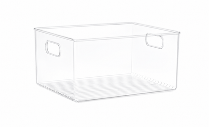 Clear Fridge and Pantry Storage Bins
