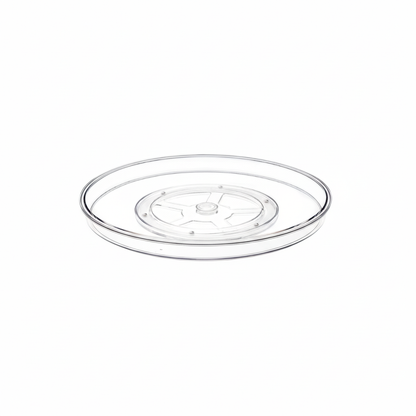 Clear Lazy Susan Turntable Rotates 360°