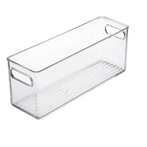 Clear Fridge and Pantry Storage Bins