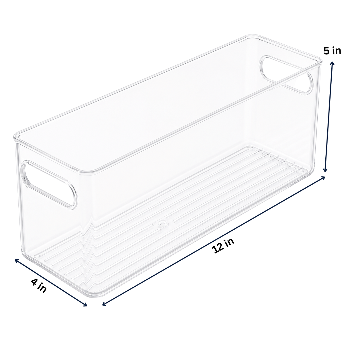 Clear Fridge and Pantry Storage Bins