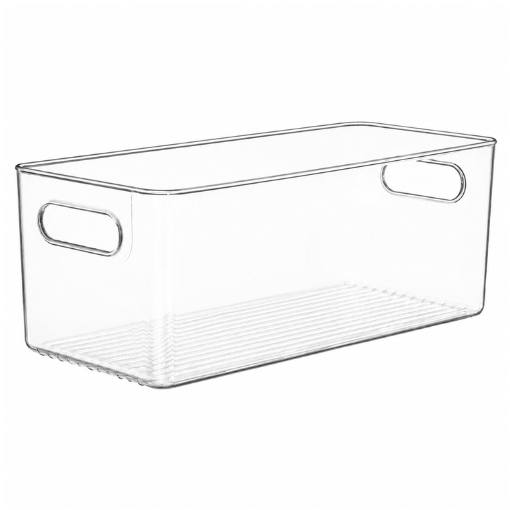 Clear Fridge and Pantry Storage Bins