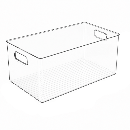 Clear Fridge and Pantry Storage Bins