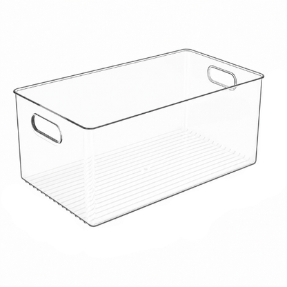 Clear Fridge and Pantry Storage Bins