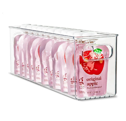 Clear Fridge and Pantry Storage Bins