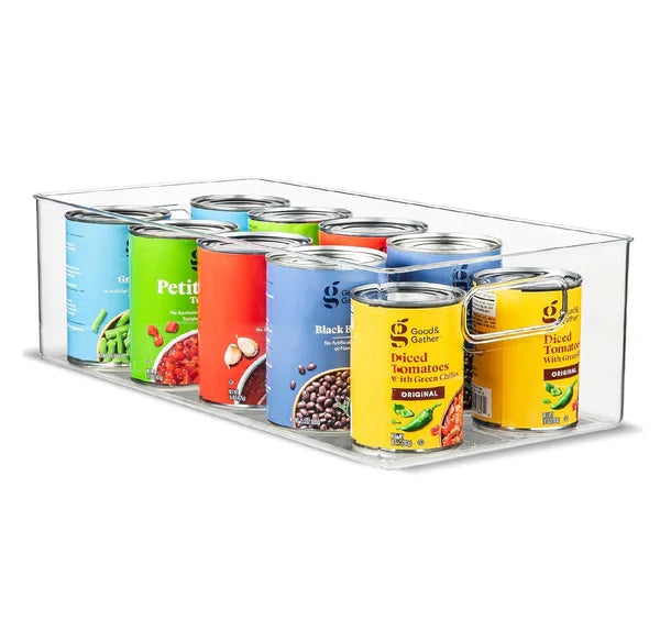 Clear Fridge and Pantry Storage Bins