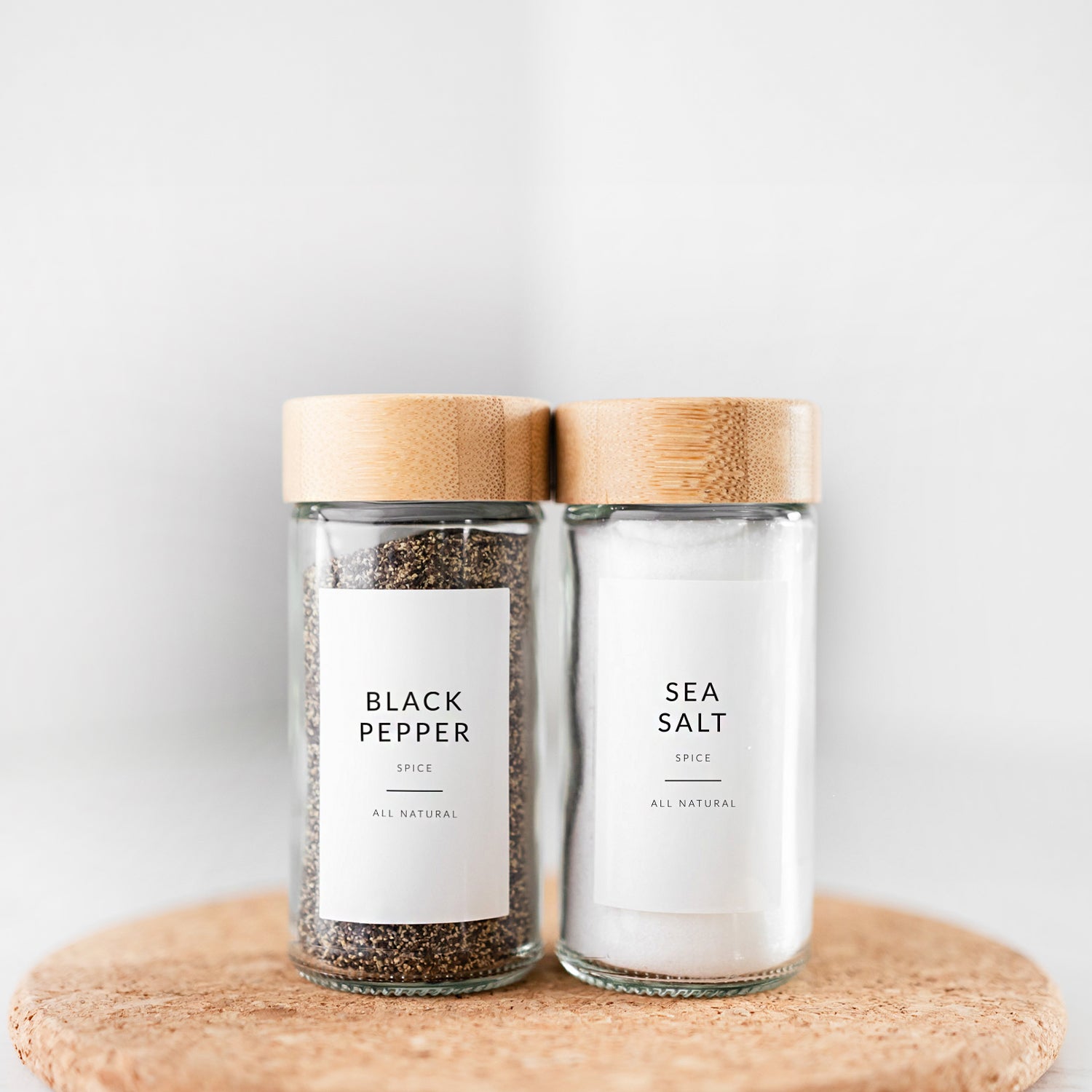 Minimalist Spice Labels