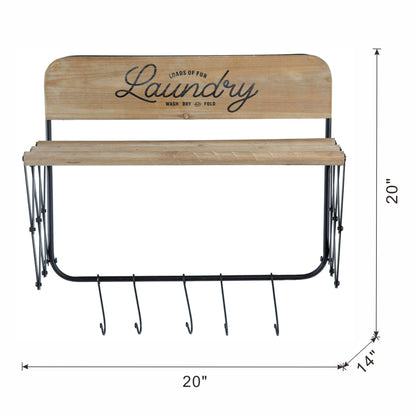 20x14x20 Laundry Rack with Accordion Design