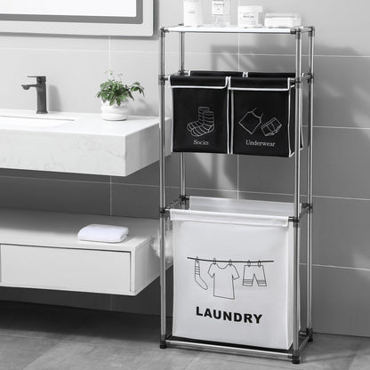 Laundry Hamper 3 Tier Laundry Sorter