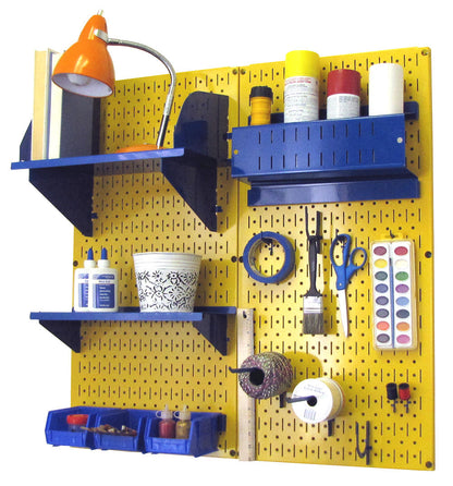 Craft &amp; Hobby Pegboard Organizer Kit - Pegboard With Accessories