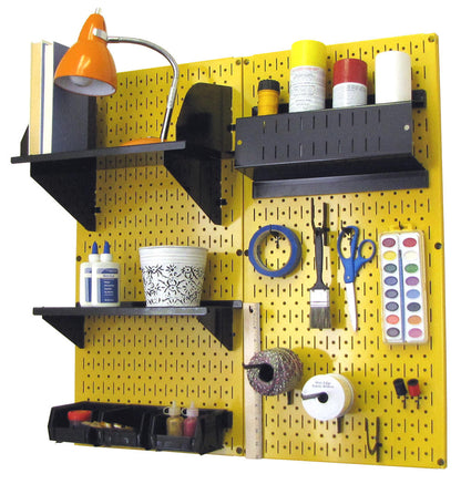 Craft &amp; Hobby Pegboard Organizer Kit - Pegboard With Accessories